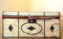 Load image into Gallery viewer, Vintage Studded Document Box with Initials "BFW"