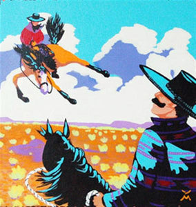 Working Cowboy Original Western Painting by Dan Howard