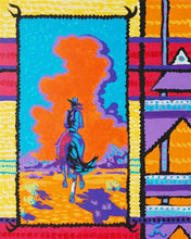 Load image into Gallery viewer, Colorful Western Art Original Painting by Dan Howard
