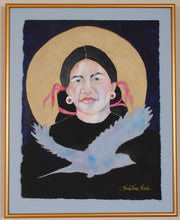 Load image into Gallery viewer, STOLEN 6/21/24 American Indian Portrait Original Art by Linda Lucy Lunde