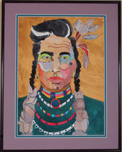 Load image into Gallery viewer, Original Native American Watercolor by Linda Lucy Lunde