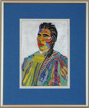 Load image into Gallery viewer, Native American Original Portrait Watercolor by Linda Lucy Lunde