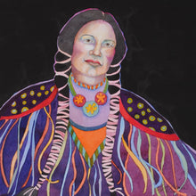 Load image into Gallery viewer, Native American Watercolor Portrait by Linda Lucy Lunde