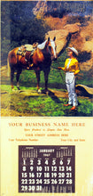 Load image into Gallery viewer, Vintage Calendar Promotional Piece Sample 1967