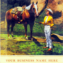 Load image into Gallery viewer, Vintage Calendar Promotional Piece Sample 1967