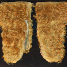 Load image into Gallery viewer, Vintage Leather Mittens with Hair-On Cowhide