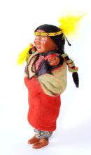 Load image into Gallery viewer, Vintage Skookum Mama & Baby Doll