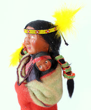 Load image into Gallery viewer, Vintage Skookum Mama & Baby Doll
