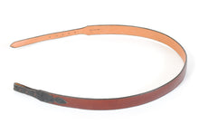 Load image into Gallery viewer, Handmade Belt Western Style in Brown Leather with Ostrich Ends sz 45" BE113