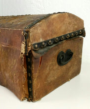 Load image into Gallery viewer, Vintage Studded Document Box with Initials &quot;E.A.D.&quot;