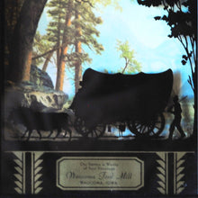 Load image into Gallery viewer, Silhouette Reverse Painted Glass Vintage Framed Print