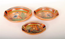 Load image into Gallery viewer, Vintage Tlaquepaque Pottery 3 pc Serving Set