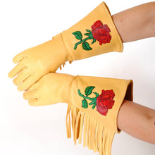 Load image into Gallery viewer, STOLEN 6/21/24 Gauntlet Gloves with Native American Beading