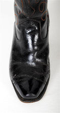 Load image into Gallery viewer, Vintage Cowboy Boots Mens Black VBM107