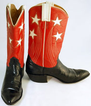 Load image into Gallery viewer, Vintage Nocona Cowboy Boots Womens Red/Black sz 6A