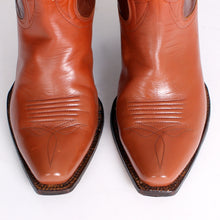 Load image into Gallery viewer, STOLEN 6/21/24 Vintage Brown Petite Women's Westex Boot Co. Cowboy Boots