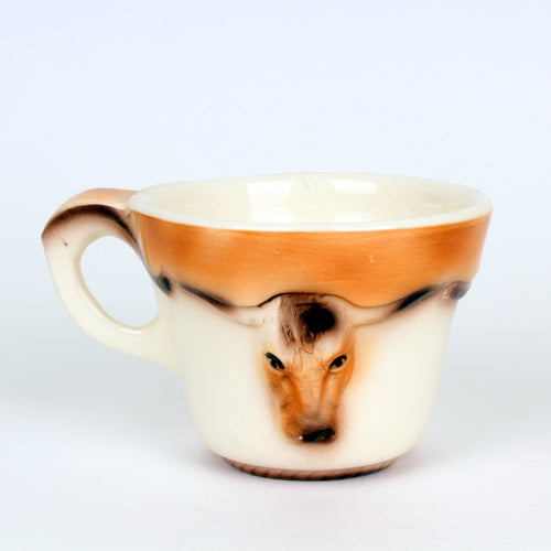 Vintage Western Coffee Mug With Longhorn Steer