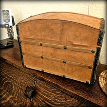 Load image into Gallery viewer, Vintage Camelback Document Box Leather Bound