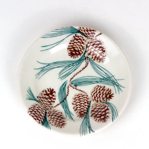 Vintage Tepco "Needles and Pine" Pattern 6" Bread Plate
