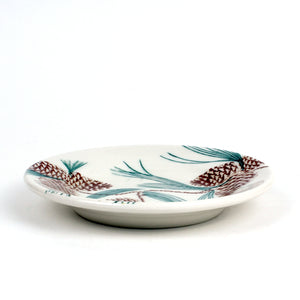 Vintage Tepco "Needles and Pine" Pattern 6" Bread Plate