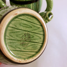 Load image into Gallery viewer, Vintage Set of 4 Faux Bois Barrel Style Ceramic Mugs