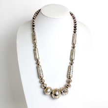 Load image into Gallery viewer, Stamped Sterling Silver Navajo Pearls