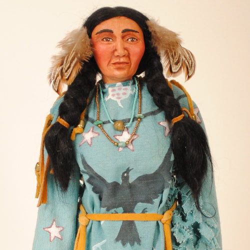 Indian Woman Doll by Mohawk Artist, Cathy Crandall
