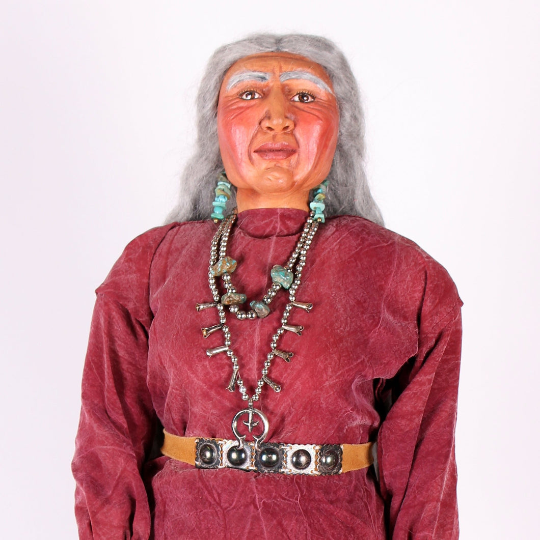 Native American Indian Doll by Mohawk Artist, Cathy Crandall ACC102