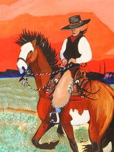 Load image into Gallery viewer, Original Cowboy Painting by Dan Howard