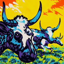 Load image into Gallery viewer, Longhorn Cattle Original Painting by Dan Howard