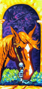 Horse Gear Original Art Painting "Traditions" by Dan Howard