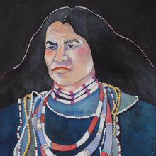Load image into Gallery viewer, Native American Original Watercolor by Linda Lucy Lunde