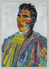 Load image into Gallery viewer, Native American Original Portrait Watercolor by Linda Lucy Lunde