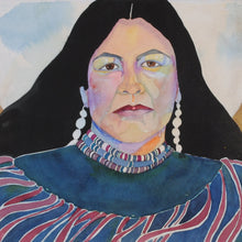 Load image into Gallery viewer, Native American Watercolor Original by Linda Lucy Lunde