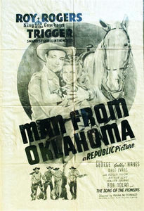 Vintage Movie Poster Art Roy Rogers & Dale Evans