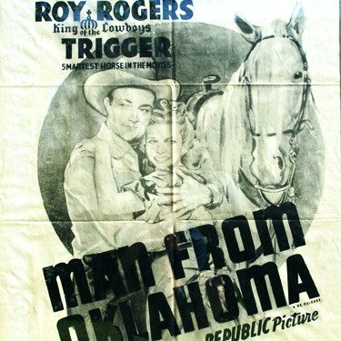 Vintage Movie Poster Art Roy Rogers & Dale Evans