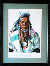 Load image into Gallery viewer, Winold Reiss Framed Art Print &quot;Striped Wolf&quot;