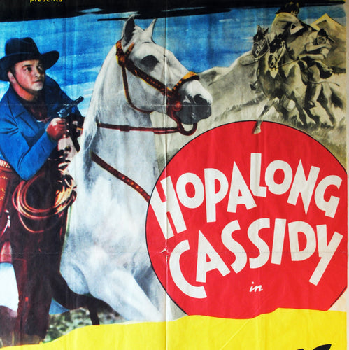 Hopalong Cassidy Vintage Movie Poster 