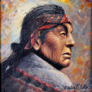 Native American Art Painting Portrait AWF100