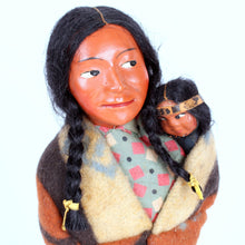 Load image into Gallery viewer, Vintage Skookum Doll &amp; Baby Rare Style
