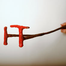 Load image into Gallery viewer, Vintage Branding Iron &quot;TI&quot;