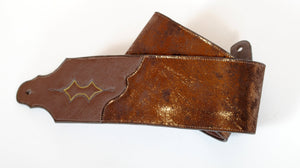 Handmade Copper Leather Guitar Strap GS102