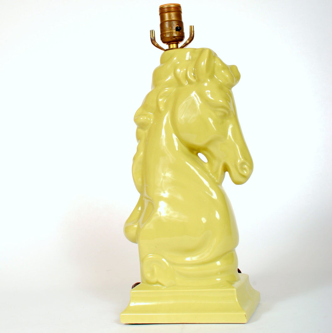 Vintage Ceramic Lamp Horse Bust HD130