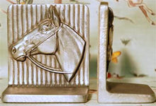 Load image into Gallery viewer, Silver Horse Vintage Bookends HD192