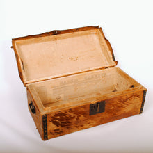 Load image into Gallery viewer, Antique Document Box Studded with Initials &quot;E.A.D.&quot; HD195