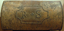 Load image into Gallery viewer, Vintage Studded Document Box with Initials R&amp;S