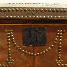 Load image into Gallery viewer, Vintage Studded Document Box with Initials R&amp;S