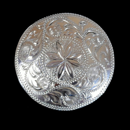 Engraved Silver Scarf Slide JOA246