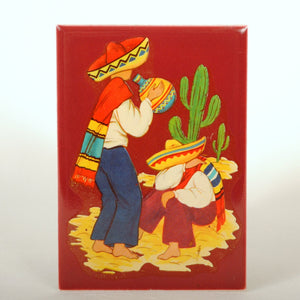 Vintage Tiles with Mexican Decals