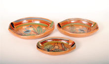 Load image into Gallery viewer, Vintage Tlaquepaque Pottery 3 pc Serving Set